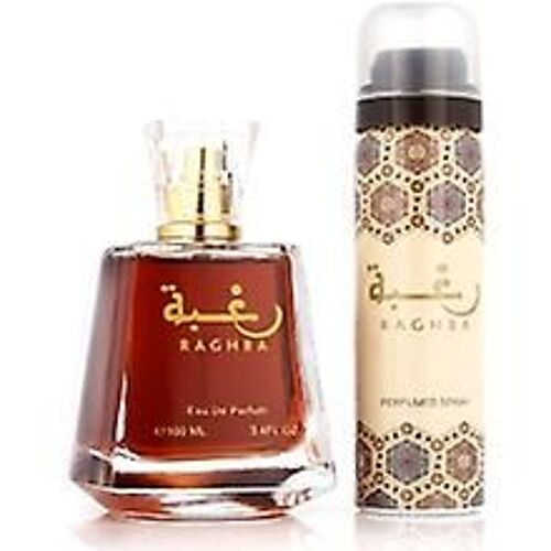 Lattafa Perfumes - Raghba Coffret Cadeau Edp 100 Ml Et Déodorant Spray 50 Ml 100ml 