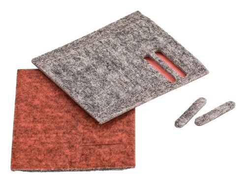 Surfaces de glissement pour outils combinés Gris/Rouge