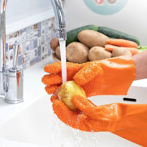 Gants de nettoyage pour fruits et légumes Glinis InnovaGoods