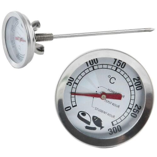 Thermomètre pour fumeur : monté dans la porte, mesure 0-300°C