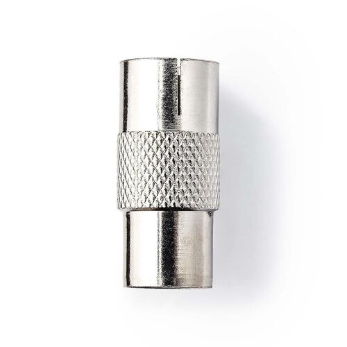 Adaptateur satellite et antenne | CEI (coaxial) mâle | IEC (coaxial) femelle | Plaqué nickel | 75 Ohm | Droit | Rencontrèrent
