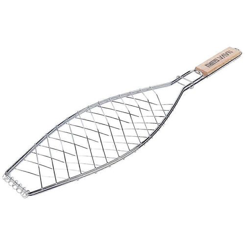 Grille de gril avec poignée pour des grillades faciles