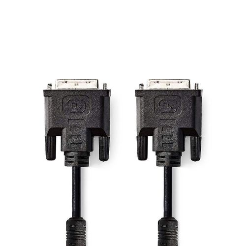 Câble DVI | DVI-I 24+5 broches mâle | DVI-I 24+5 broches mâle | 2560 x 1600 x 1600 | Plaqué nickel | 2,00 m | Droit |