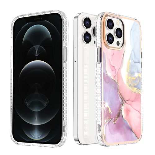 Coque Compatible Iphone 13promax, Coque De Protection Pour Femmes À Motif Marbré Résistant Aux Chocs Et Aux Chutes Pour Iphone 13promax