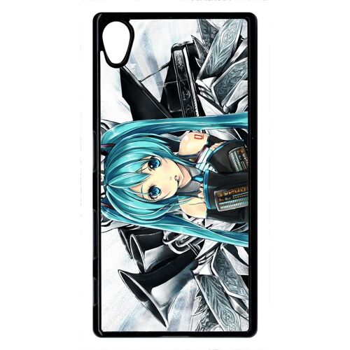 Coque xperia z5 - manga fille - noir