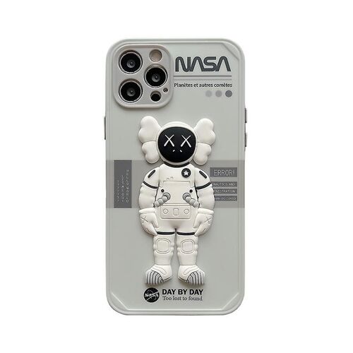 Compatible Avec Iphone11pro Max, Silicone Antichoc 3d Kawaii Cartoon Street Fashion Couverture De Protection Du Corps Complet / Étui Pour Iphone11pro Max (Blanc)