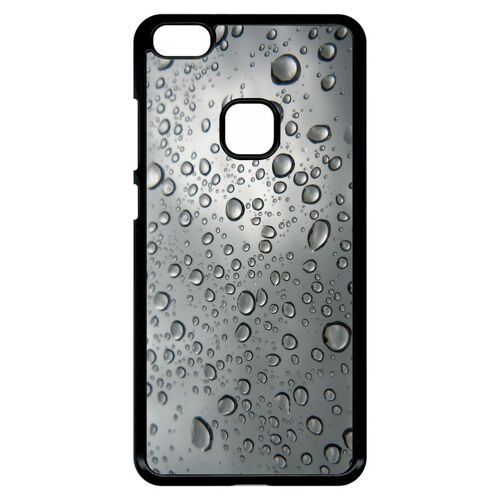 Coque huawei ascend p10 lite - texture eau de pluie - noir