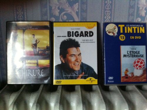Lot 3 Dvd : - La Déchirure. - Bigard (Oh Ben Oui). - Tintin, L'étoile Mystérieuse.