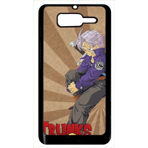 Coque iphone se 2020 - dbz futur trunks - noir