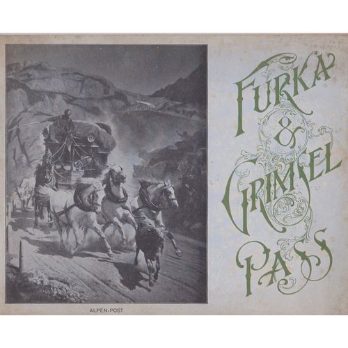 Furka & Grimsel Pass -Spitzliberg - Realp - Rhonegletscher Meiringen - Éditions Lucerne 1900-05 - Cahier 32 Vues Format À L'italienne 20x25 Cm