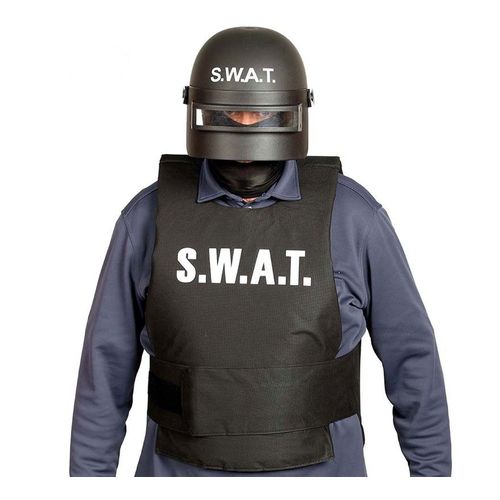 Casque D?Agent Swat (Taille Unique Adulte)