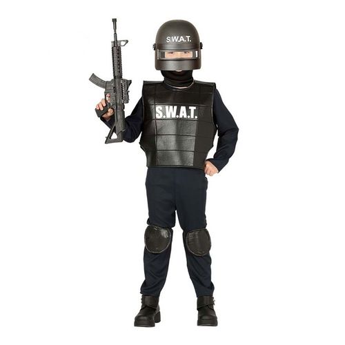 Casque D?Agent Swat Pour Enfant (Taille Unique Enfants)