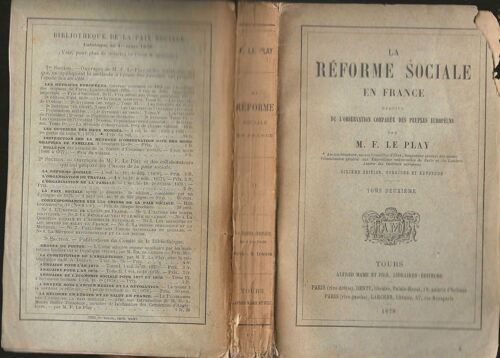 La Réforme Sociale En France Déduite De L'observation Comparée Des Peuples Européens Tome 2