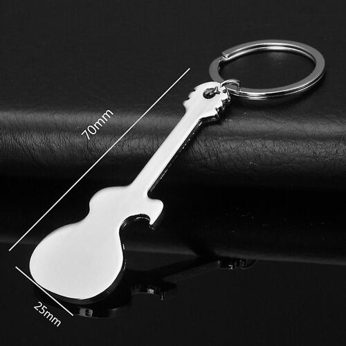 2021 Nouveau Métal Bière Porte-Clés Ouvre-Bouteille Requin / Guitare Style Accessoires De Cuisine Cadeaux De Faveur De Fête De Mariage