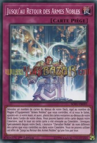 Yu Gi Oh Jusquau Retour Des Armes Nobles Sofu Fr091