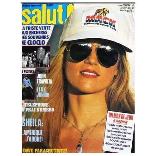 Salut 56 1978 Sheila/Cloclo/Travolta/Gg Junior/Telephone/C Lara/Vartan/Cerrone/Juvet/Dave