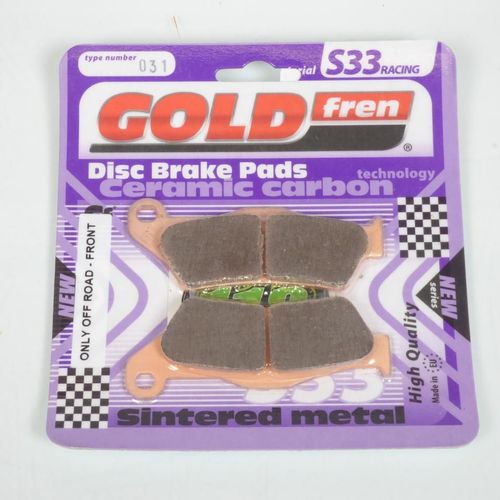 Plaquette De Frein Gold Fren Pour Moto Fantic 50 Caballero Regolarita Competizione 2006 À 2009 Avg Neuf