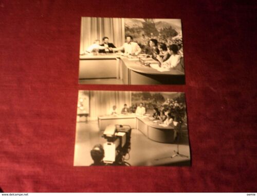 Lot De 2 Photos De Jean Claude Bourret Le 10 Mai 1987