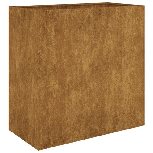 Vidaxl Jardinière 80x40x80 Cm Acier Corten