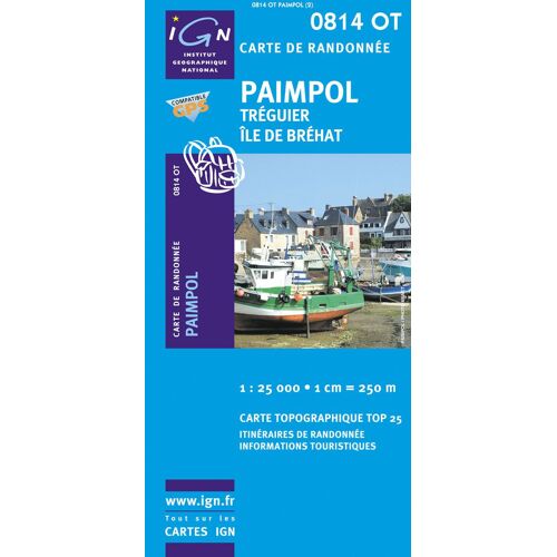Carte Top 25 - 0814ot Paimpol / Treguier