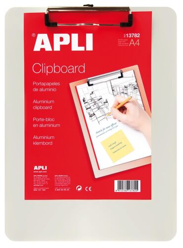 Apli-Agipa Porte Bloc Aluminium 210 X 297 Mm