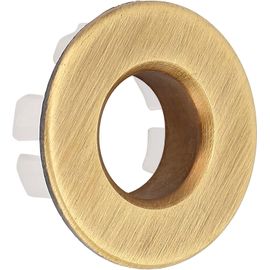 TUEJ-Anneau De Trop-Plein D'Évier, Anneaux De Débordement D'Évier Couvercle De Trop-Plein D'Évier De Lavabo En Laiton Trou D'Évier Circulaire Pour Bain Cuisine(Laiton)