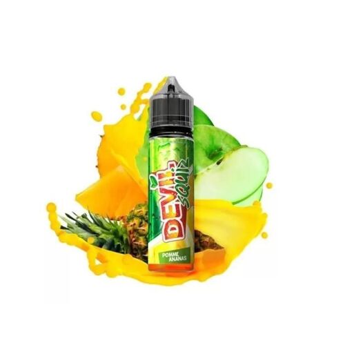 AVAP - 3x DEVIL SQUIZ Pomme Ananas 50ML - (50ml - 0mg sans nicotine ni tabac)