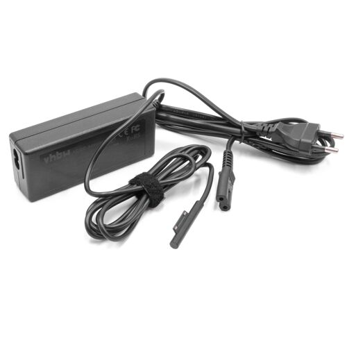 vhbw Chargeur 220V (15 V / 2,58 A) compatible avec Microsoft Surface Pro 4 Intel Core i5 i7, Pro 5, Pro 6, Pro 7 ordinateur portable