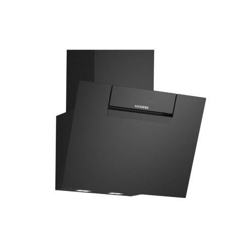 Siemens - Hotte décorative inclinée 60cm 768m3/h noir LC67KFN60