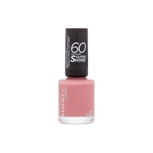 Rimmel London - 60 Seconds Super Shine 235 Preppy En Rose - Pour Femme, 8 Ml