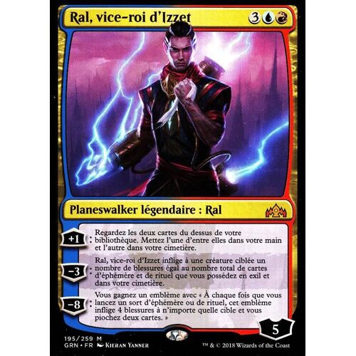 Ral Vice- Roi D'izzet - Mtg - Les Guildes De Ravnica - M - 195/259
