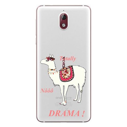 Coque Nokia 3.1 2018 Lama Drama Fleur