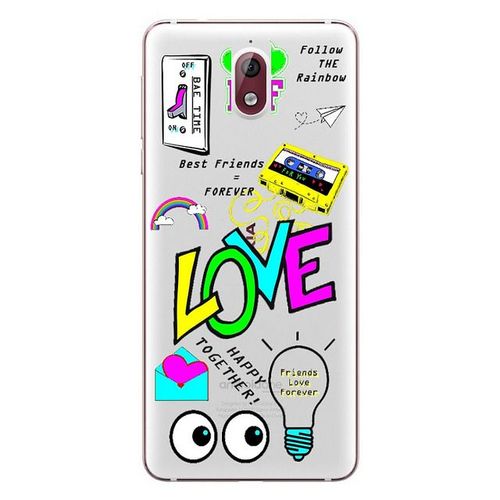 Coque Nokia 3.1 2018 Bae Love Tag Bff Best Friends