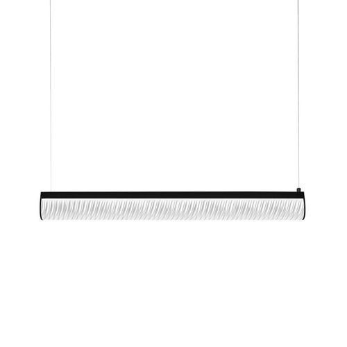 Slamp Lampe À Suspension Modula (Noir Et Plissé - Lentiflex® Et Abs)