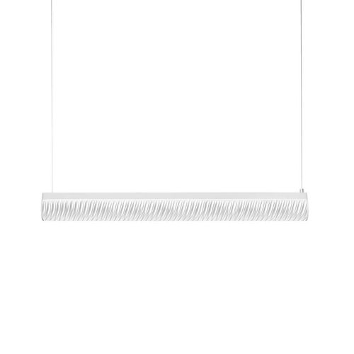 Slamp Lampe À Suspension Modula (Gris Clair Et Plissé - Lentiflex® Et Abs)