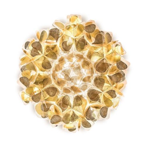 Slamp Lampe Murale Applique Ou Lampe De Plafond Plafonnier Clizia Mama Non Mama Gold (Medium - Cristalflex®)