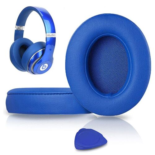Coussinets d'oreille, Remplacement, avec Cuir de Protéine et Mousse à Mémoire - Compatible avec Casque Beats Studio 3 Studio 2