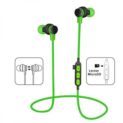 Platinet PM1061G casque Sans fil Ecouteurs Appels/Musique Bluetooth Vert