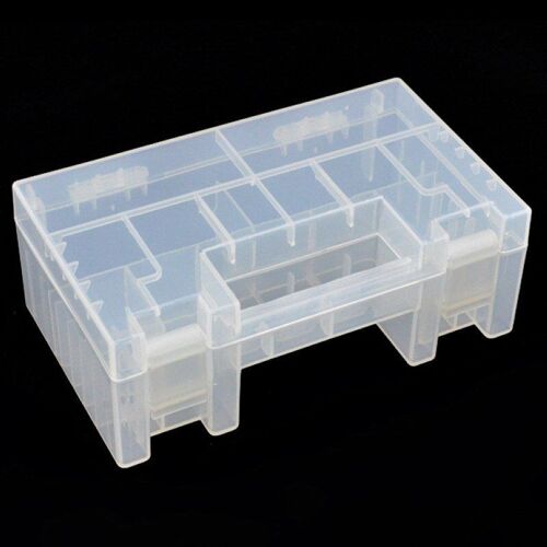 Boîte De Rangement De Piles En Plastique Dur, Boîtier De Rangement Pour Piles Aa Aaa, Conteneur Portable Domestique