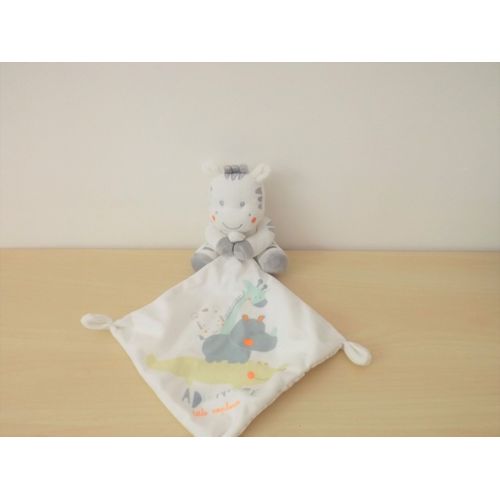 Doudou Zebre Blanc Gris Simba Toys Benelux