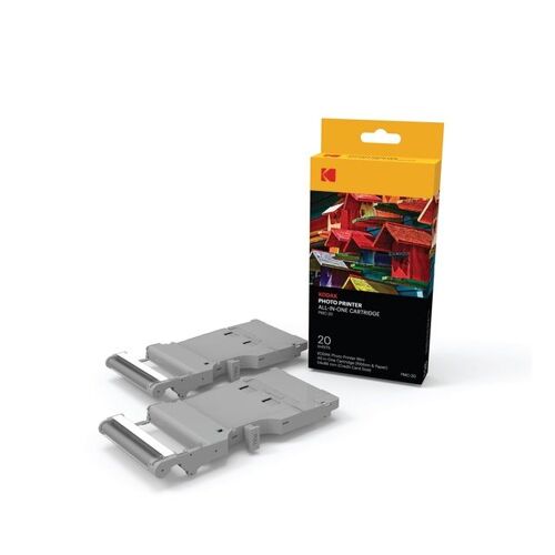Kodak PMC-20 - Pack de 2 - couleur (cyan, magenta, jaune) - jeu de papier / cartouche d'encre - pour Kodak MiniShot; Photo Printer Mini PM-210