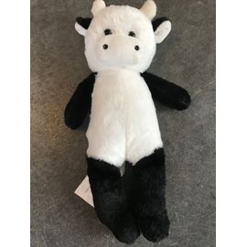 Doudou Vache Blanche Et Noir Gifi 32cm