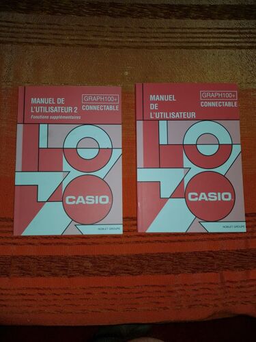 Manuel De L'utilisateur Vol 1 & 2 Casio Graph 100 +