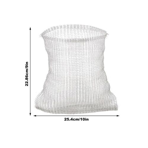 Panier Métallique De Protection Des Racines Des Plantes En Acier Inoxydable Sac À Mailles Pour La Plantation De Fleurs Pour Protéger Les Plantes Contre Les Rongeurs 2 Pièces
