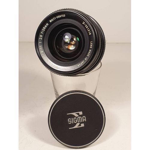 Sigma Mini-Wide 28mm 1:2.8 Multi-Coated - monture Minolta SR MC MD - 28 mm f/2,8