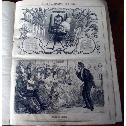 Punch's Almanack 1872 À 1884.(Hebdomadaire Britannique D'humour Et De Satire )
