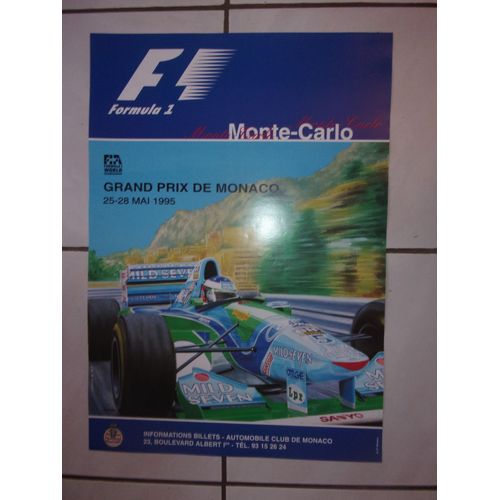 Grand Prix Formule 1 De Monaco 1995