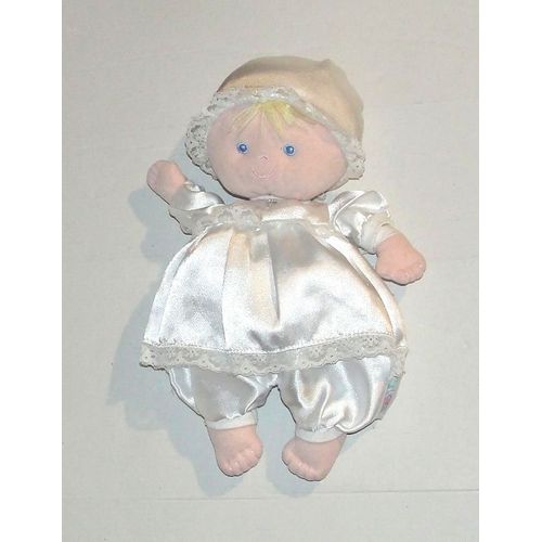 Doudou Poupee Fillette Satin Vintage Eden