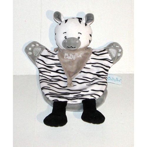 Doudou Zebre Baby Nat Marionnette Savane Babynat