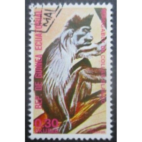 Guinee Equatoriale N°70e Singe Oblitéré